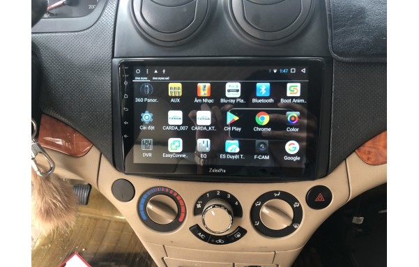 Màn hình android xe Chevrolet Aveo 