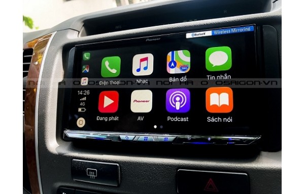  LẮP MÀN HÌNH PIONEER CHO XE FORTUNER