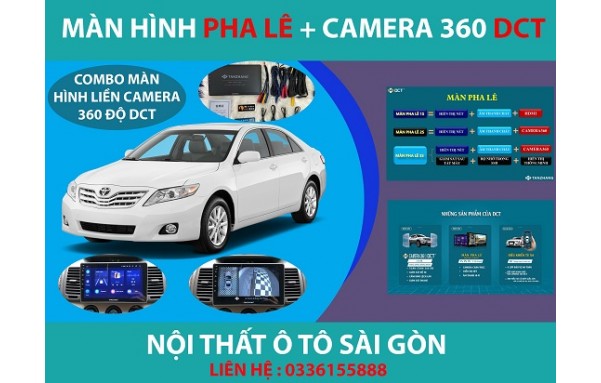 MÀN HÌNH LIỀN CAMERA 360 ĐỘ DCT
