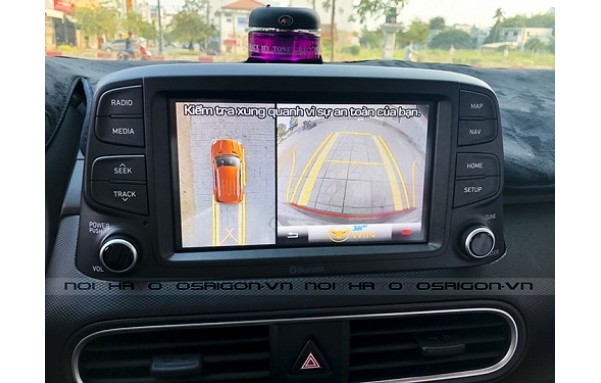 GẮN CAMERA 360 ĐỘ CHO XE HYUNDAI SANTAFE