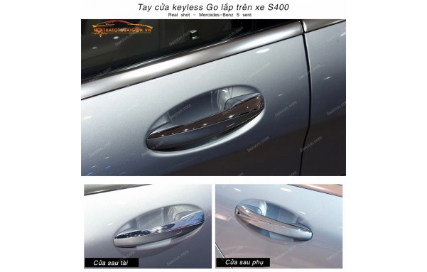 Hệ thống mở cửa 1 chạm keyless go cho Mercedest C GLC E