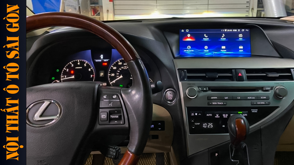 màn hình android xe lexus rx350