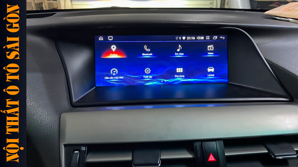màn hình android cho lexus rx350