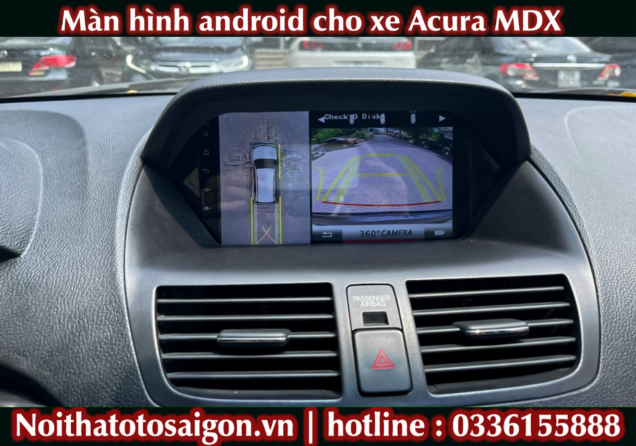 Màn hình android cho xe Acura MDX