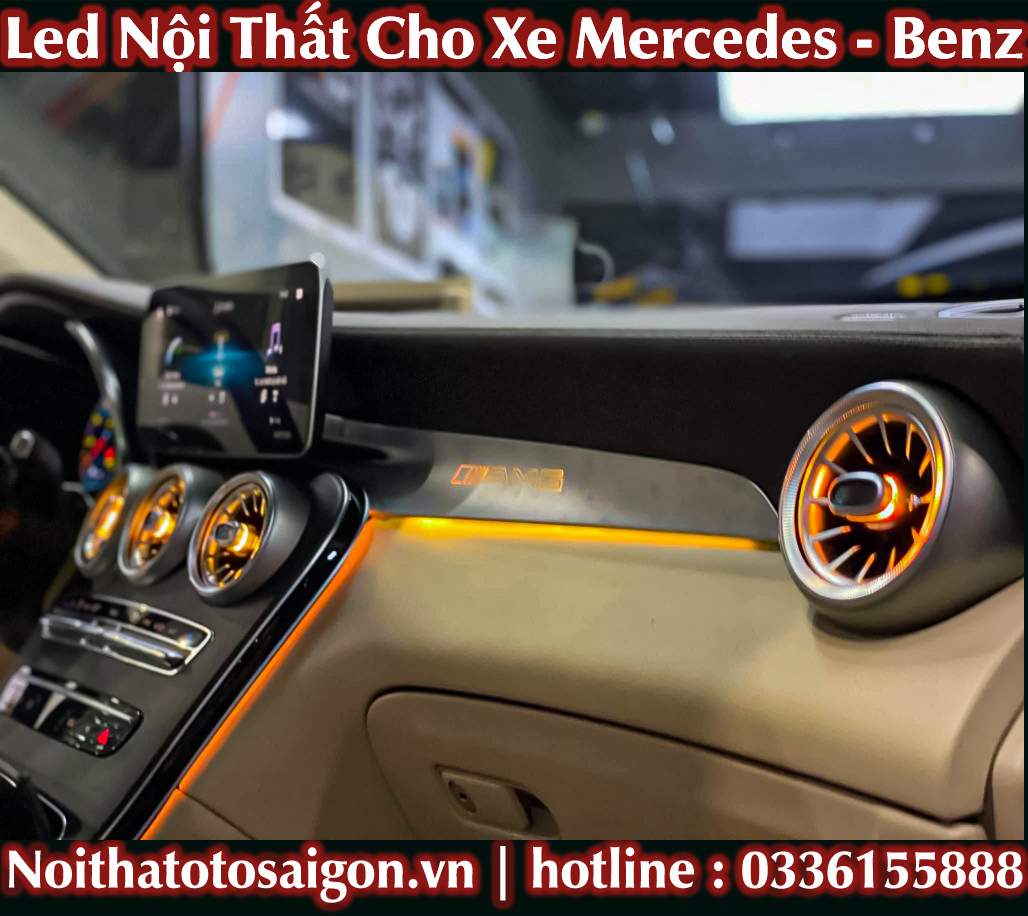 đèn Led nội thất dành cho xe Mercedes