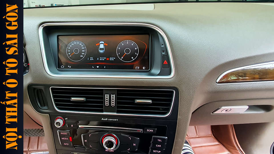 màn hình android cho xe audi q5