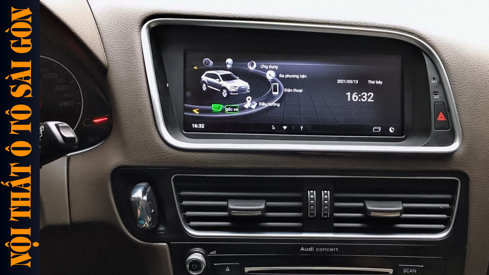 màn hình android cho xe audi q5